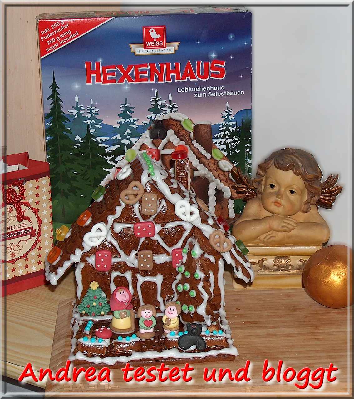 Weiss Lebkuchen Hexenhaus von Sweets-online.com – Andrea testet